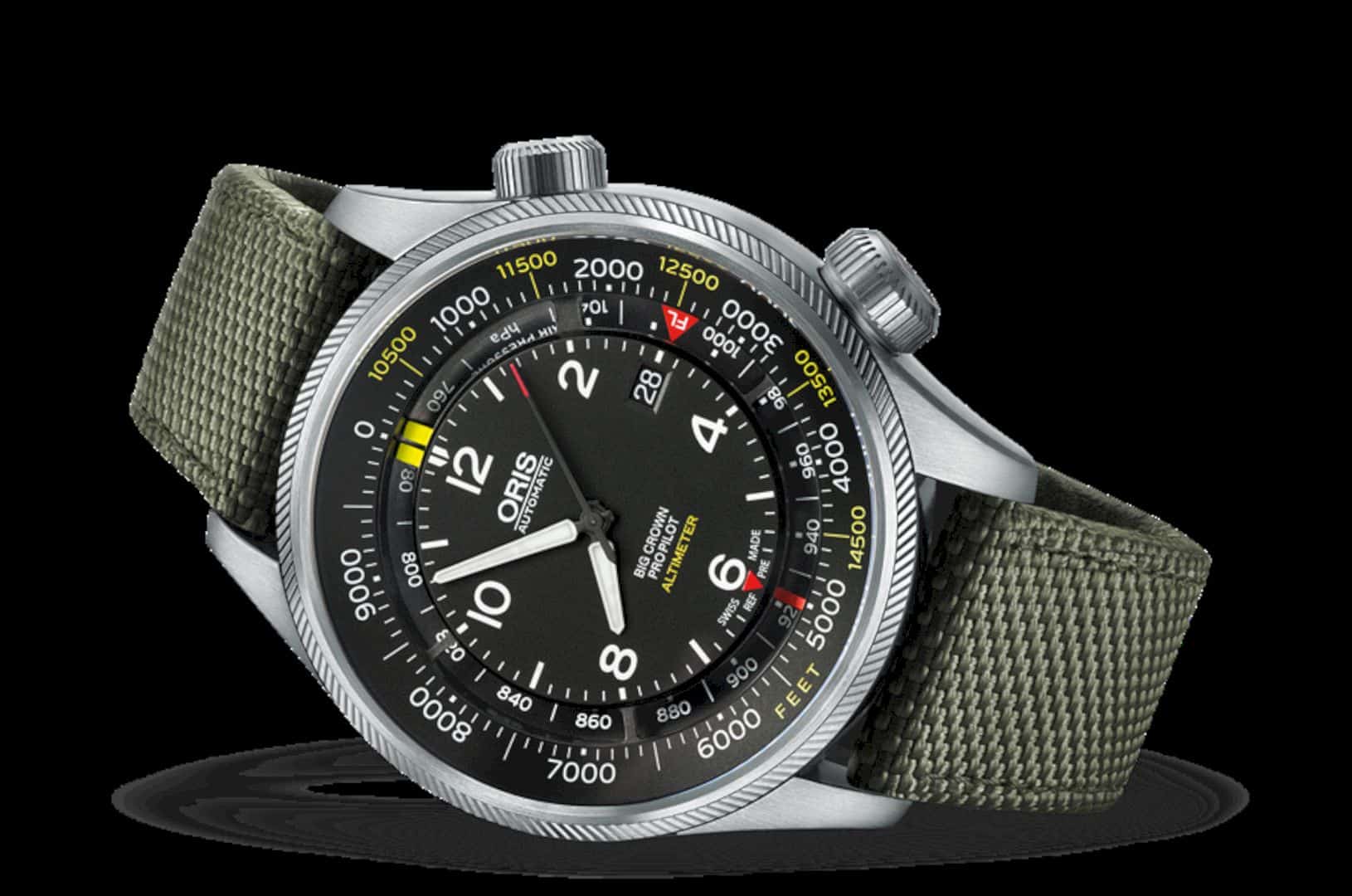 Oris Big Crown Propilot Altimeter With Feet Scale 1