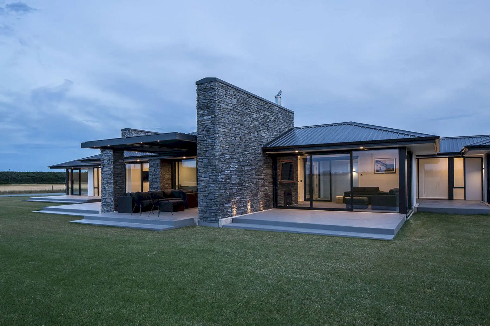 Rural Lifestyle: A Warm Family Home with An Extensive Use of Glass